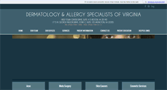 Desktop Screenshot of dermspecialistsva.com