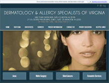 Tablet Screenshot of dermspecialistsva.com